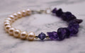 Amethyst and Pearl Bracelet