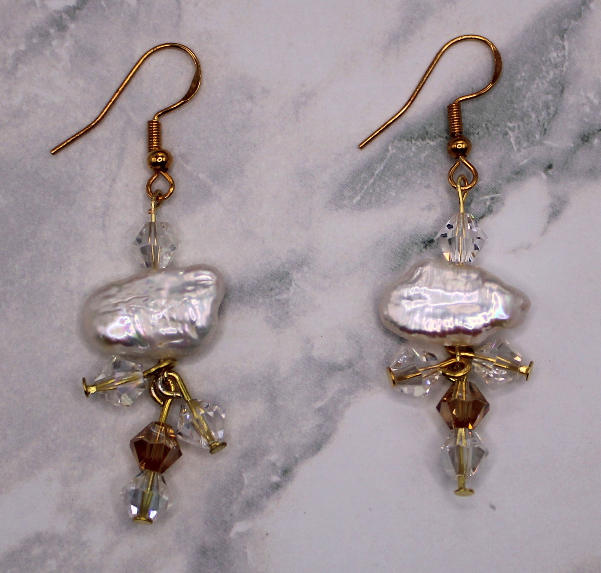 Biwa Pearl Earrings