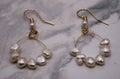 Pearl Circle Earrings
