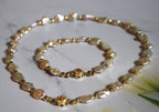 keshi pearl necklace set
