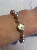 Lavender Freshwater Pearl Bracelet