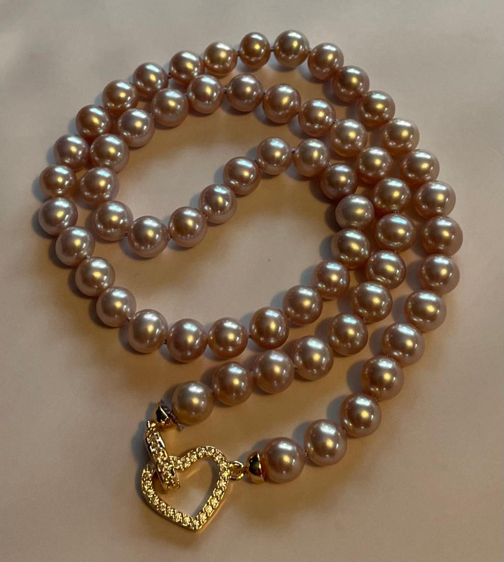 Lavender Freshwater Pearl Necklace