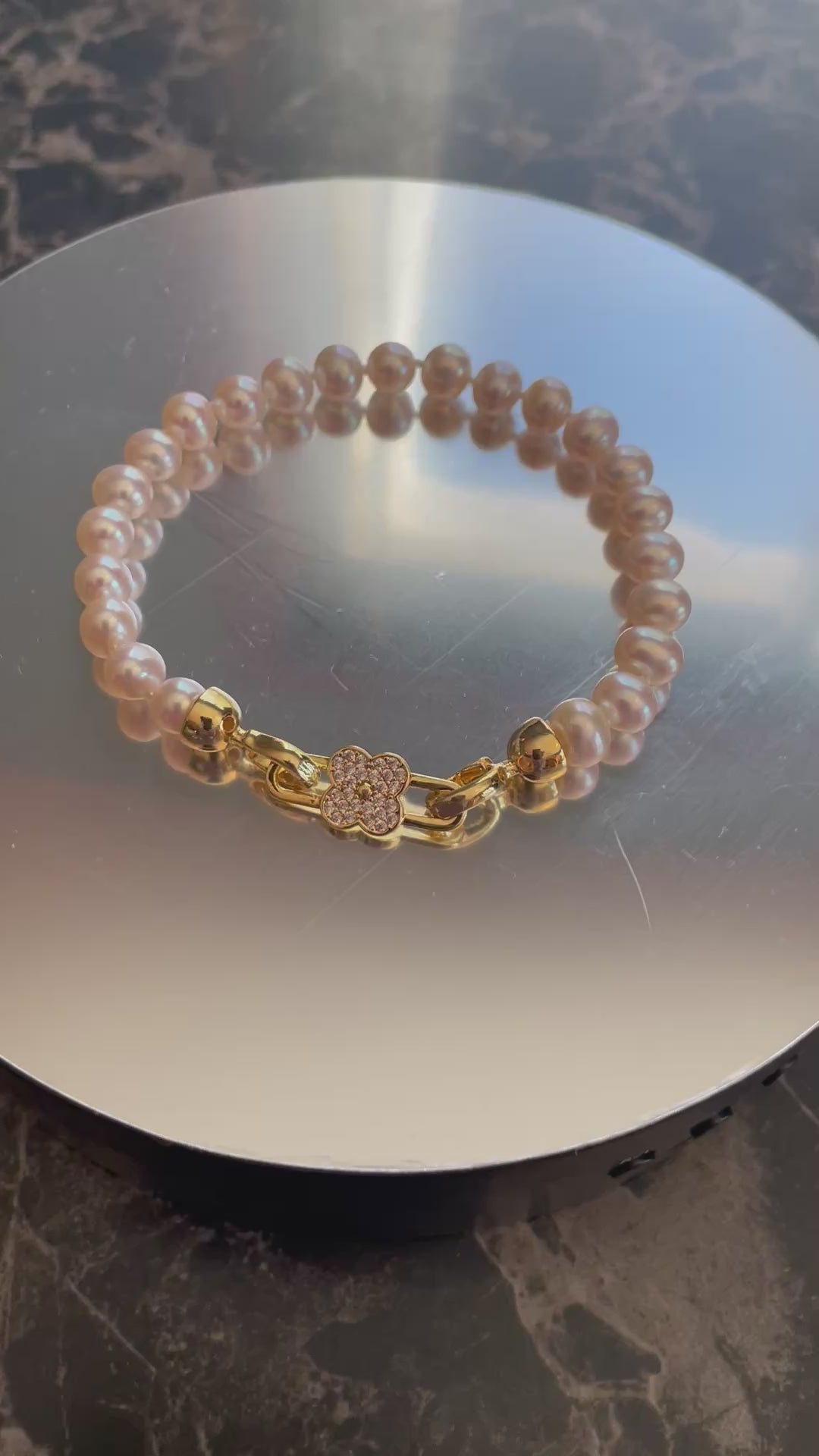 Classic White Freshwater Pearl Bracelet