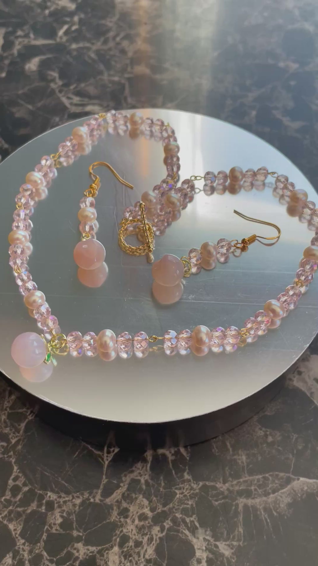 Just Peachy Necklace Set