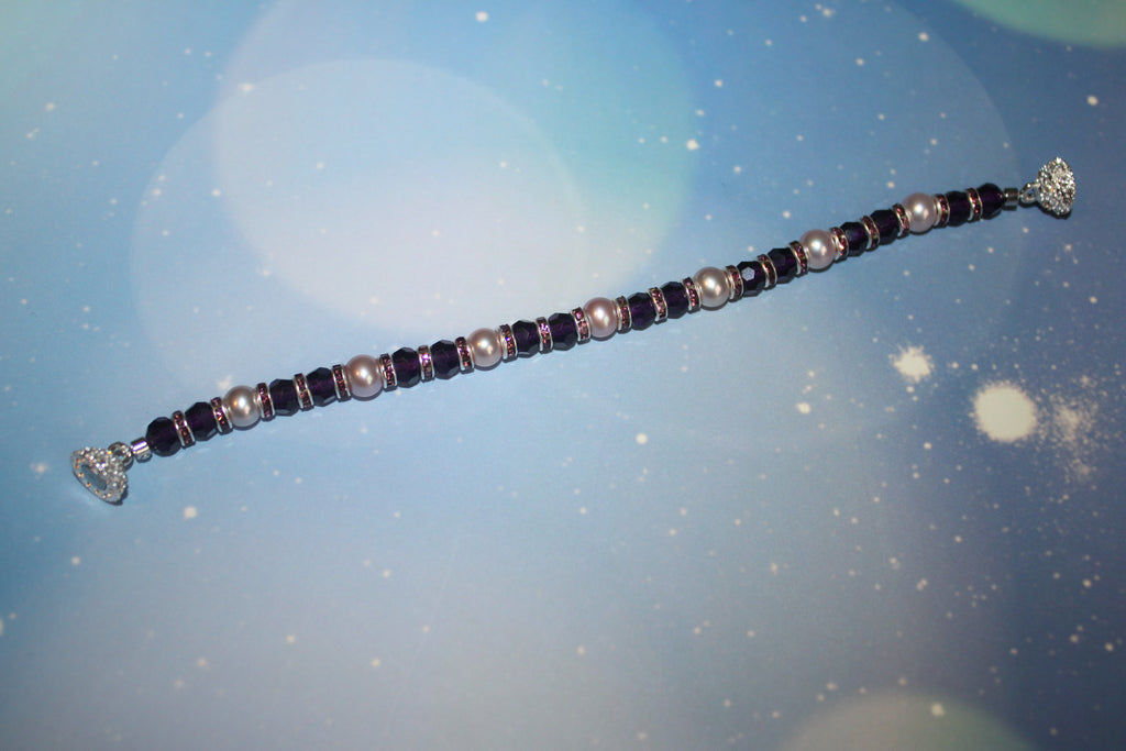 Purple Passion Pearl Bracelet